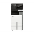 Lexmark CX962tse A3 Color MFP with multi-drawer paper support and touchscreen interface.